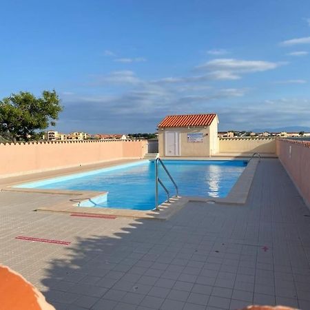 Superbe Studio Renove Avec Piscine Et Vue Marina Le Barcarès Eksteriør bilde